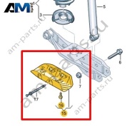 Антигравийная защита Volkswagen id3 2020-2024 1EA501732A