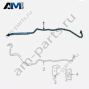 Трубка охлаждения масла АКПП от радиатора к коробке A2212705496 Mercedes S-class W221