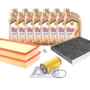 Комплект фильтров для ТО-1/3 Touareg 6.0 W12 с маслом Shell 0W30