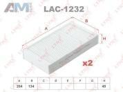 Фильтр салонный (комплект 2 шт.) LYNX для Mercedes R 280/300/320 CDI LAC-1232