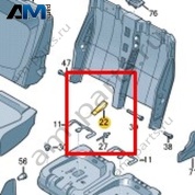 Петля двери Volkswagen id-Buzz 2023-2024 1T5881893