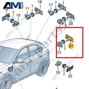Кронштейн датчика Volkswagen Taigo 2022-2024 2G7919491