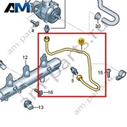 Топливопровод VAG 06H127501F