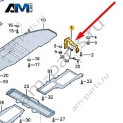 Держатель Audi A8 (D4) 2014-2017 4H6861895B