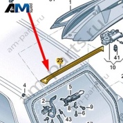 Накладка Audi Q7 (4M) 2016-2024 4M0827229A