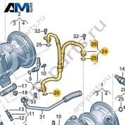 Масляная трубка VAG 06M145140J