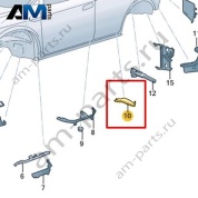 Защитный экран Volkswagen id4/id5 2021-2024 11A864621
