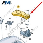 Сабвуфер Audi Q7 (4M) 2016-2024 4M0035621