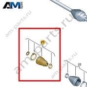 Пыльник шарнира с установочными элементами Volkswagen id3 2020-2024 1EA598201