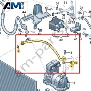 Трубопровод хладагента Volkswagen id-Buzz 2023-2024 1N3816721