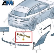 Декоративная пленка Volkswagen id4/id5 2021-2024 11A853433