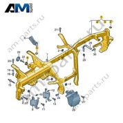 Поперечина передней панели Audi A6 (C8) 2019-2024 4K1857017