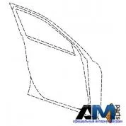 Петля пассажирской двери верхняя A2927200337 Mercedes GLE-Coupe C292