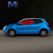 Стекло передней двери левое Polo 2 двери 6R3845201