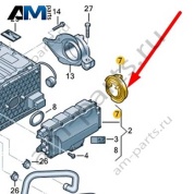 Колпачок Volkswagen Touareg 2018-2024 4M4915521