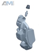 Суппорт тормозной задний левый на Mercedes GLC Coupe 2016-2023 A2064238500