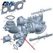 Турбина слева Mercedes C253 AMG GLC 43 (M276) A2760902000