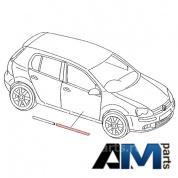 Молдинг передней двери правый Гольф 5 1K4898572 GRU