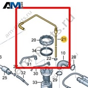 Топливопровод Volkswagen AMAROK 2017-2022 2H6201355