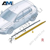 Облицовка порога пассажира 5HG853856041 на Volkswagen Golf 8 2019-2026