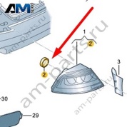 Уплотнитель Audi A7 (4G) 2015-2018 4G8945191B
