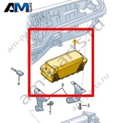 Модуль подушки безопасности Volkswagen T-Roc Cross 2019-2024 2GM880204G