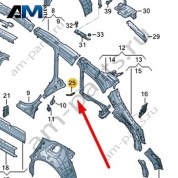 Часть стойки С Audi A6 (C8) Avant/Allroad 2019-2024 4K9809647