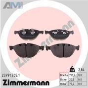 Передние тормозные колодки (23791.205.1) ZIMMERMANN для BMW 5 Серии (E60) 535d