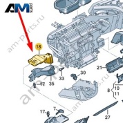 Воздуховод Audi Q8 e-tron 2024-2024/Audi e-tron 2019-2023 4KR819655