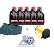 Набор для ТО-1/3 Volkswagen Caddy 2.0 TSI с маслом Motul 5W30