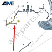 Топливопровод Audi A6 (C7) 2015-2018 4G0261191H