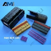 Корпус плоского разъема с фиксатором контактов VAG 5Q0906385