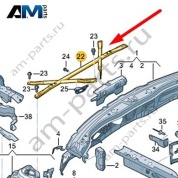 Растяжка Audi A6 (C8) 2019-2024 4K0801223A