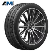 Литой диск задний R20 черный глянец Mercedes S-class W223 A22340116007X23