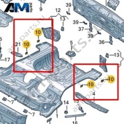 Держатель Volkswagen T-Roc Cabrio 2020-2024 2GC863234A