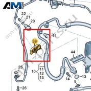 Двойной хомут Volkswagen id-Buzz 2023-2024 1N3820774B