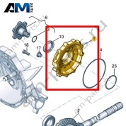 Крышка картера главной передачи VAG 0B1409131