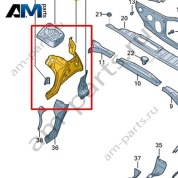 Колесная арка Volkswagen id3 2020-2024 1EA805148