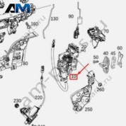 Замок двери передний правый A0997201001 на Mercedes CLS C257
