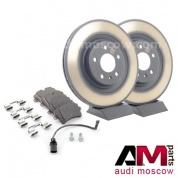 Задние диски и колодки Ауди А7 (4G) 3.0-4.0TFSI