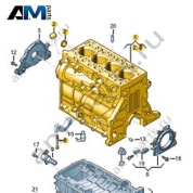 Блок цилиндров VAG 05L103011L