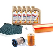 Комплект фильтров для ТО-2/4 Audi Q3 (2011-2018) 2.0TDI с маслом Shell 0W30