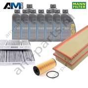 Комплект фильтров MANN с маслом 5W40 229.5 для ТО-1 Mercedes AMG S 63