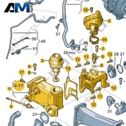 Радиатор рециркуляции ОГ VAG 059131515DS