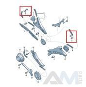 Планка успокоителя левой/правой цепи Audi Q8 (4M) 3.0TFSI 079109470