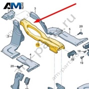 Воздуховод Audi A6 (C8) 2019-2024 4K0857039