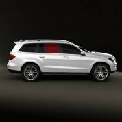 Стекло двери заднее левое на Mercedes GLS 2015-2019 A1667352510