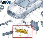 Канал для кабеля Volkswagen id3 2020-2024 10C971815