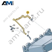 Вентиляционный патрубок VAG 04L129979A