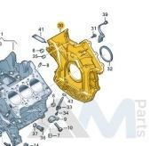 Задняя крышка для Audi Q7 (4M) рестайлинг 3.0TFSI 06M103173P